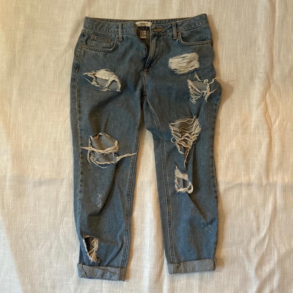 Fatigued 5 pocket jeans